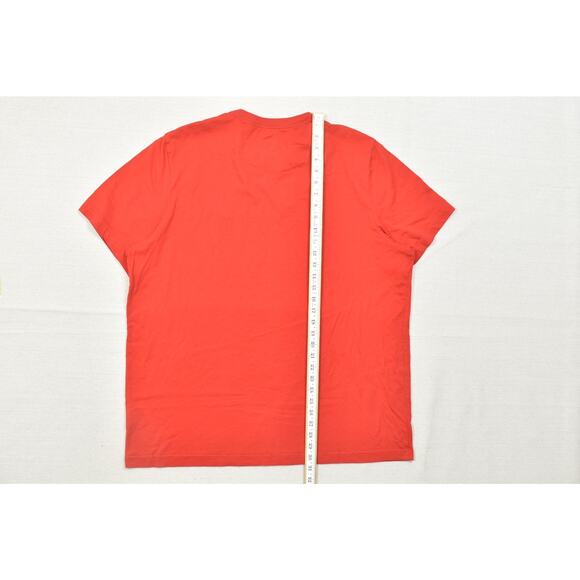 Nike The Nike Tee Men's Red Crewneck T-Shirt Short Sleeve Solid Regular Size XXL - Picture 4 of 8